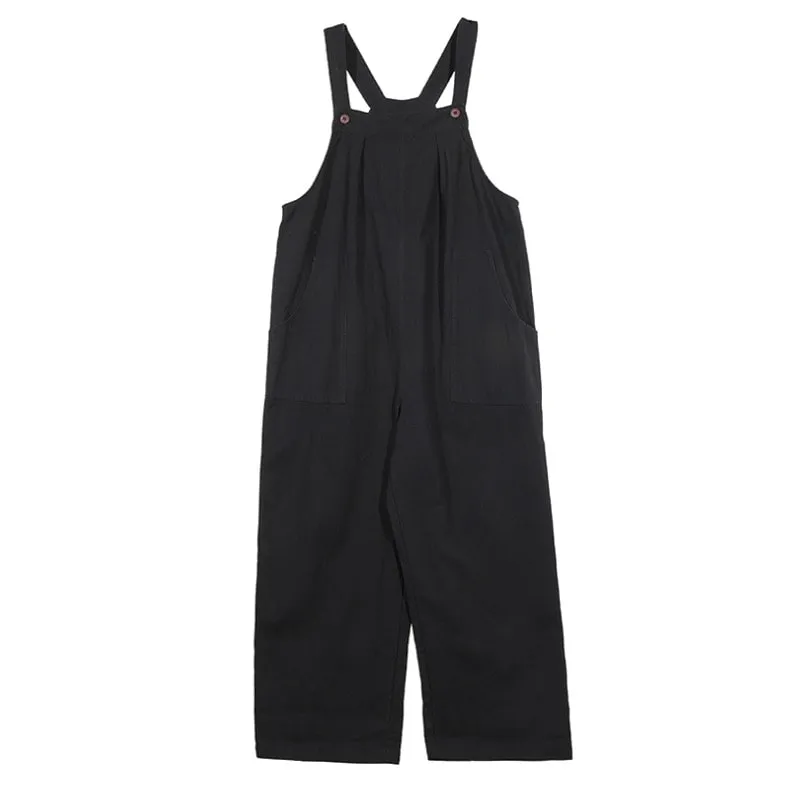 Japanese Loose Wide-leg overalls