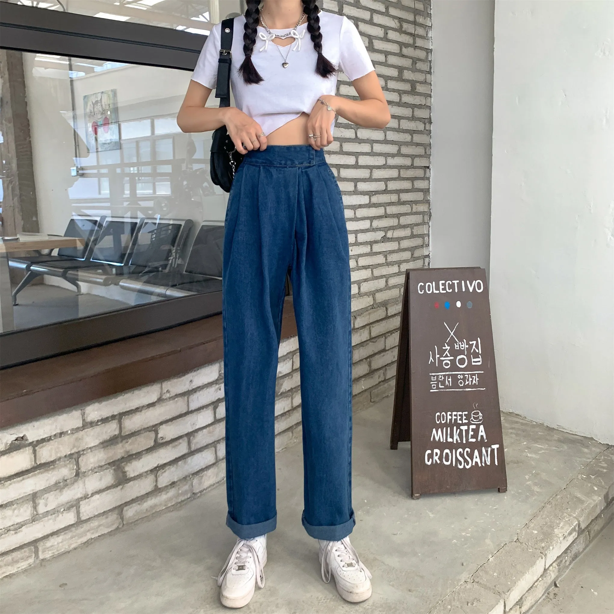 Javin Velcro High Waisted Jeans