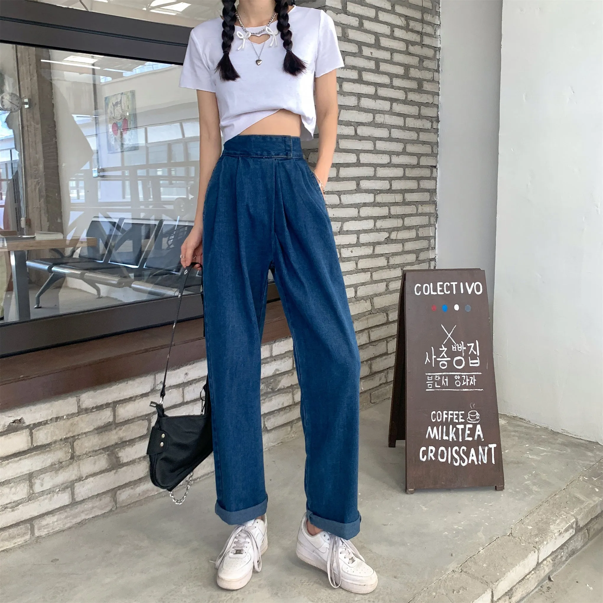 Javin Velcro High Waisted Jeans