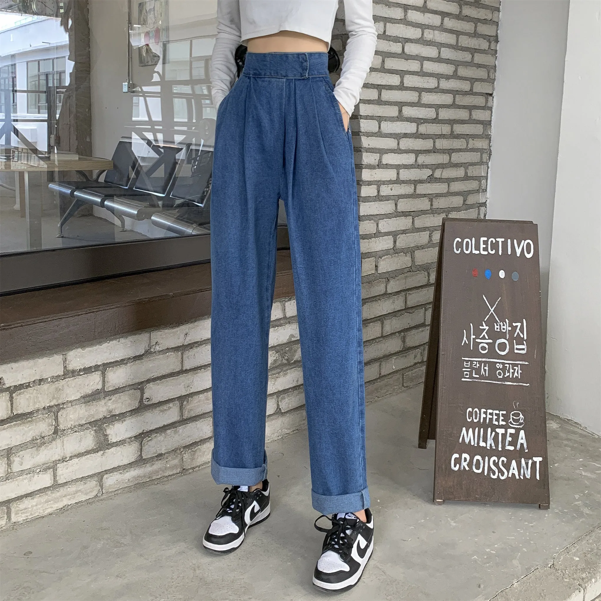 Javin Velcro High Waisted Jeans