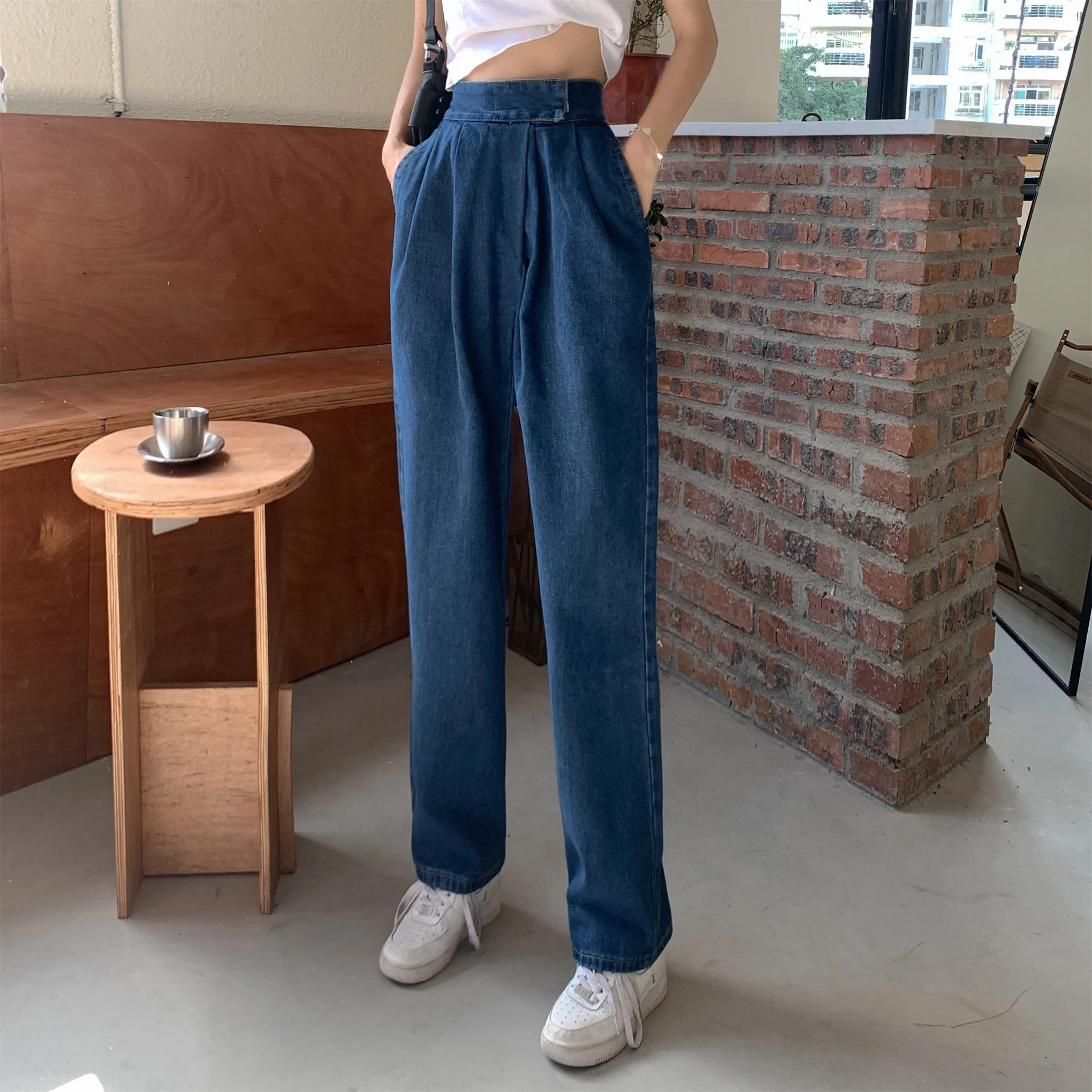 Javin Velcro High Waisted Jeans