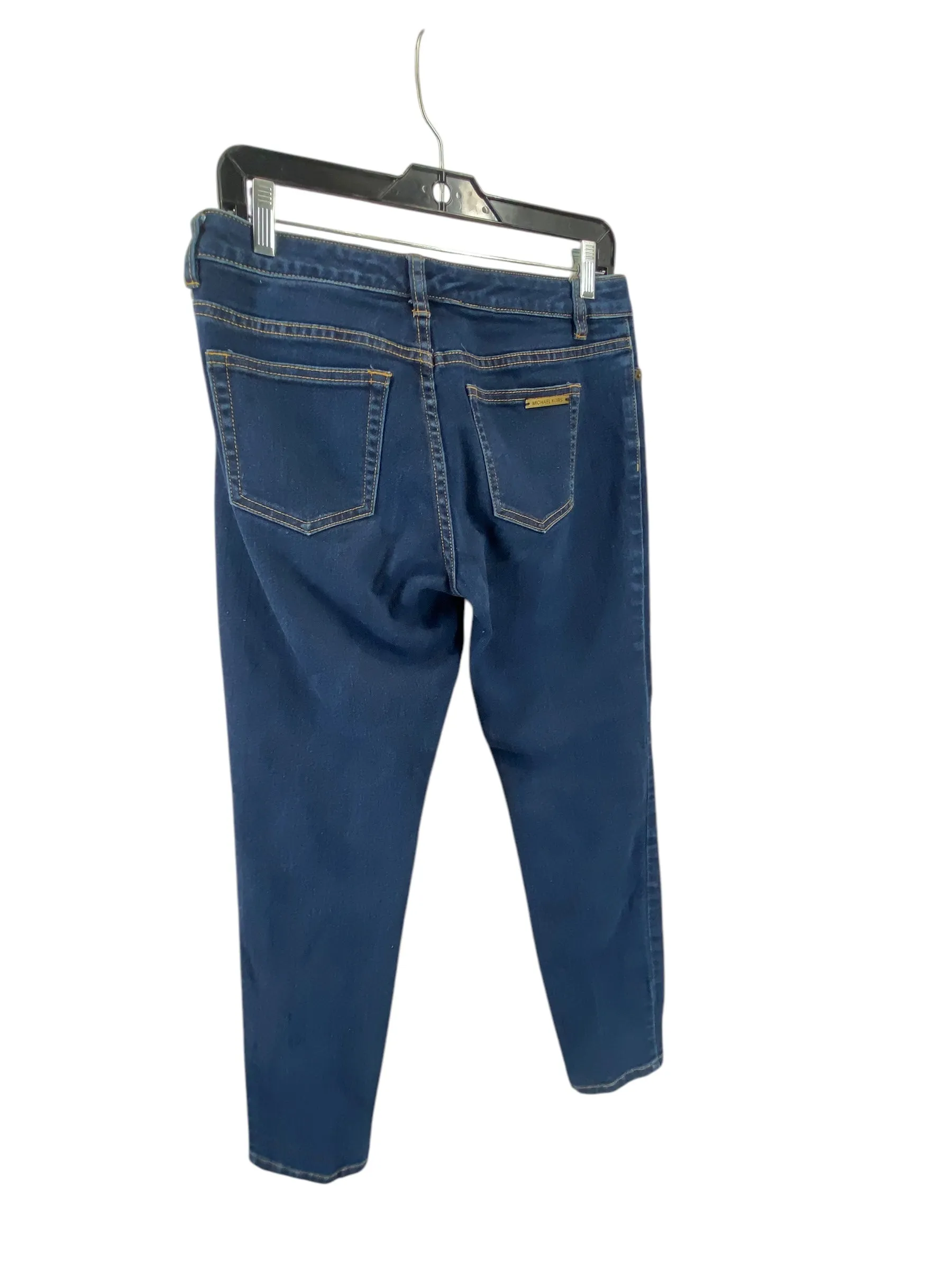 Jeans Skinny By Michael By Michael Kors In Blue Denim, Size: 4