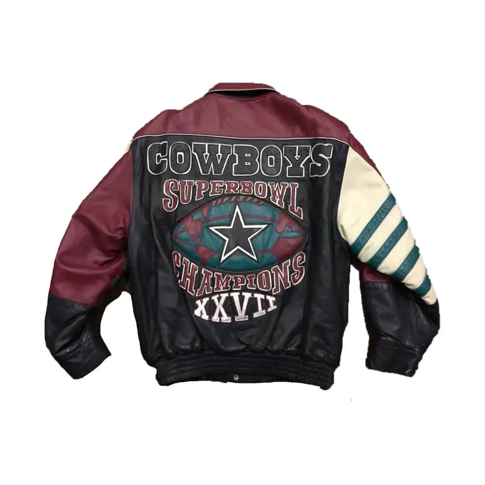 Jeff Hamliton Cowboys Leather Jacket