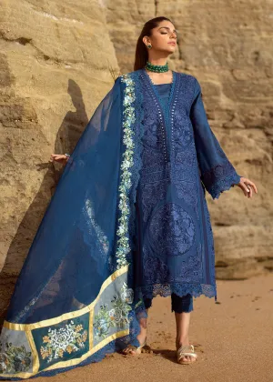 Jewel by the Beach - 3A - Sapphire | Crimson Serendipity Luxury Lawn Collection 2022