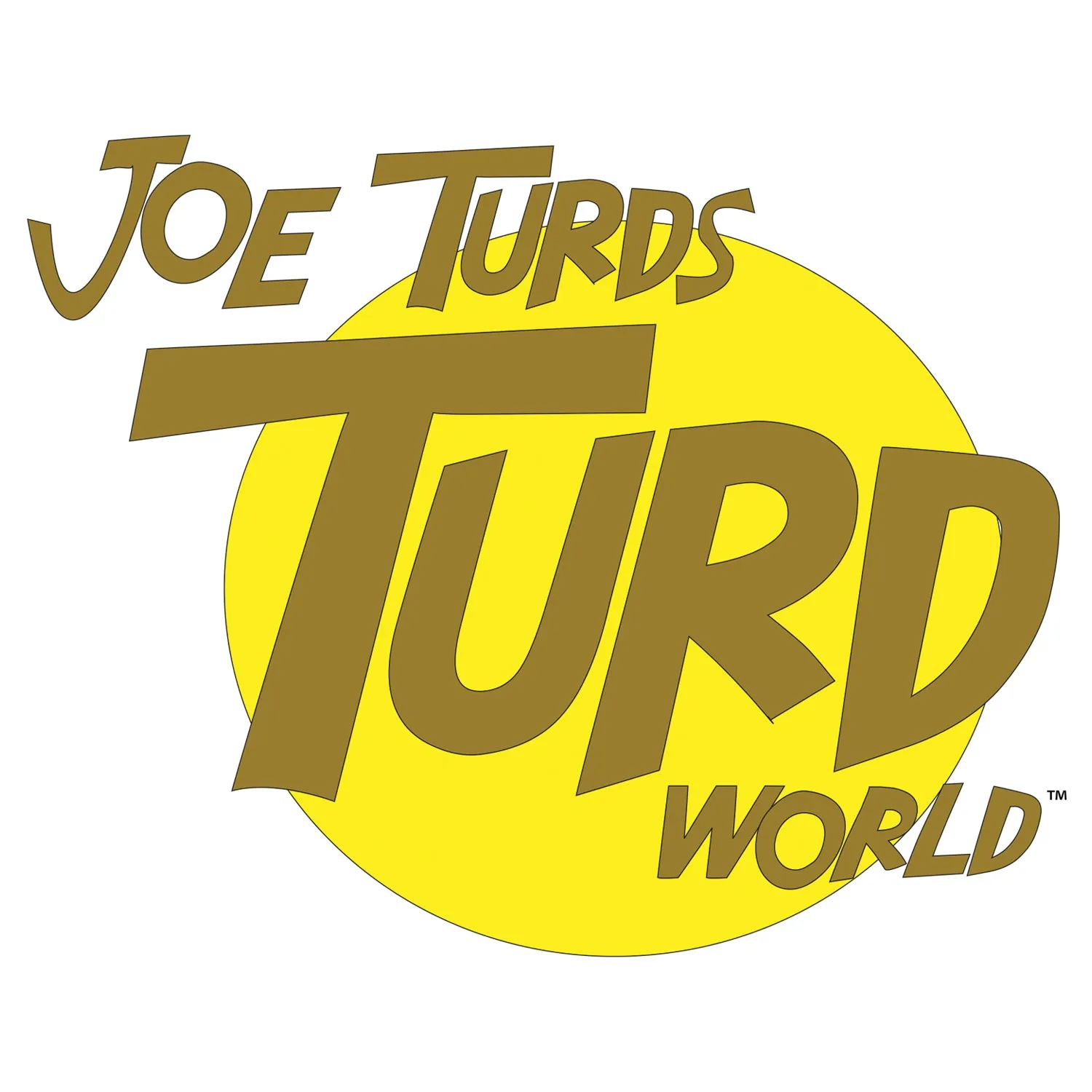 Joe Turds Lazy Sh#t Official Men's T-Shirt (White)