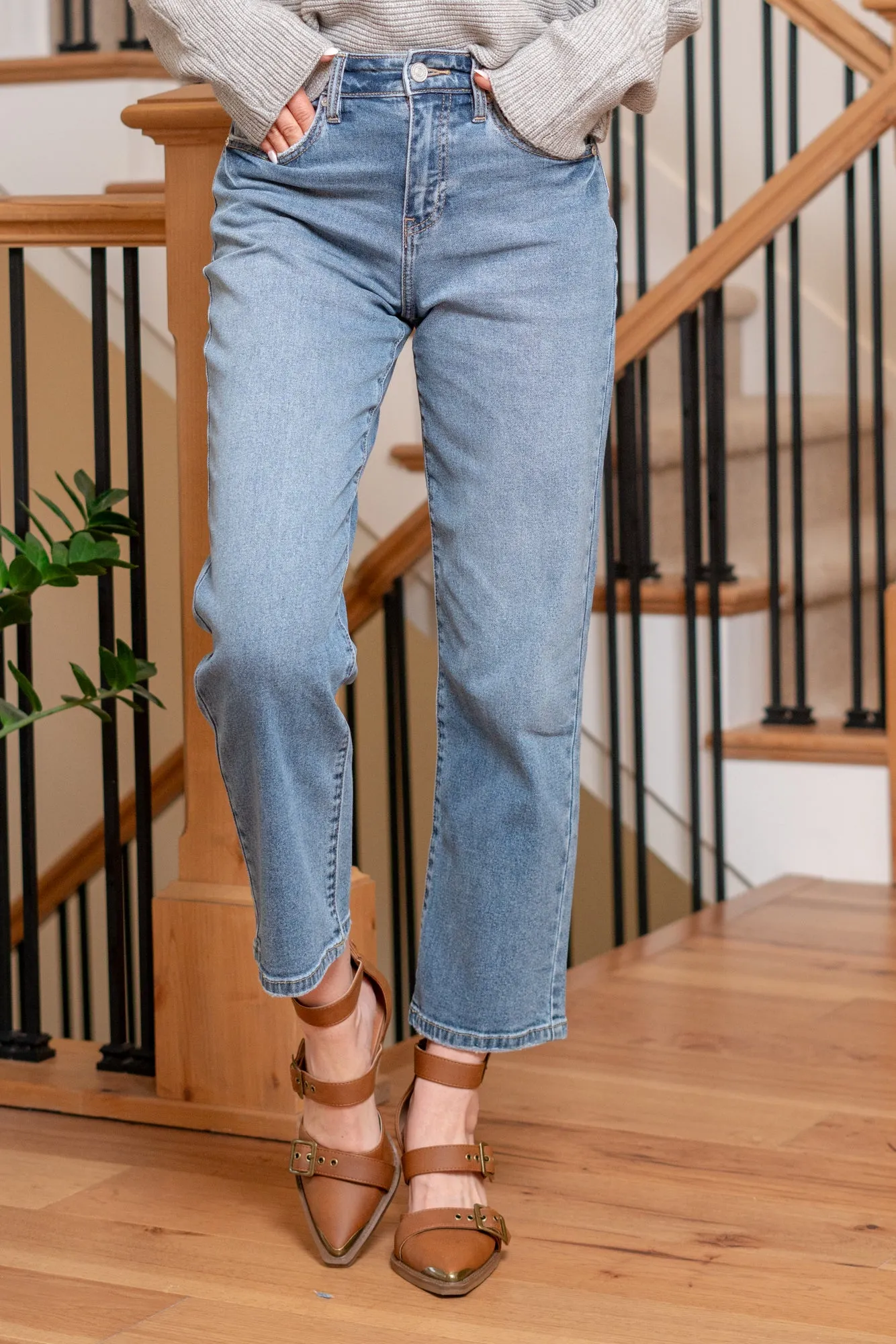 Jordana High Rise True Straight