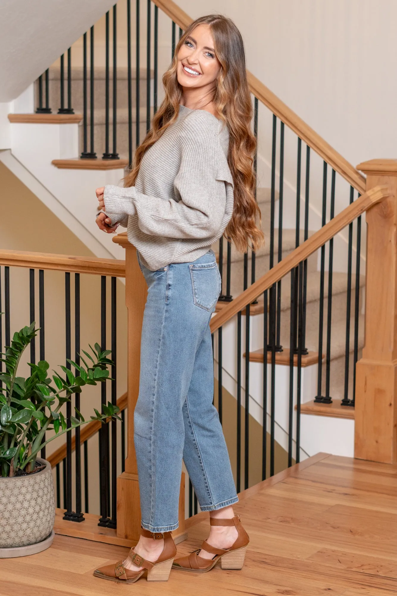 Jordana High Rise True Straight