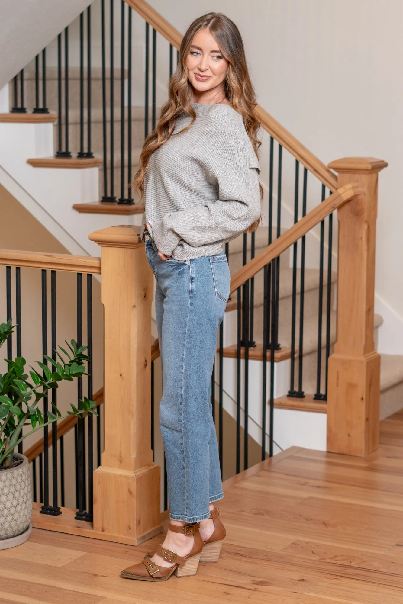 Jordana High Rise True Straight