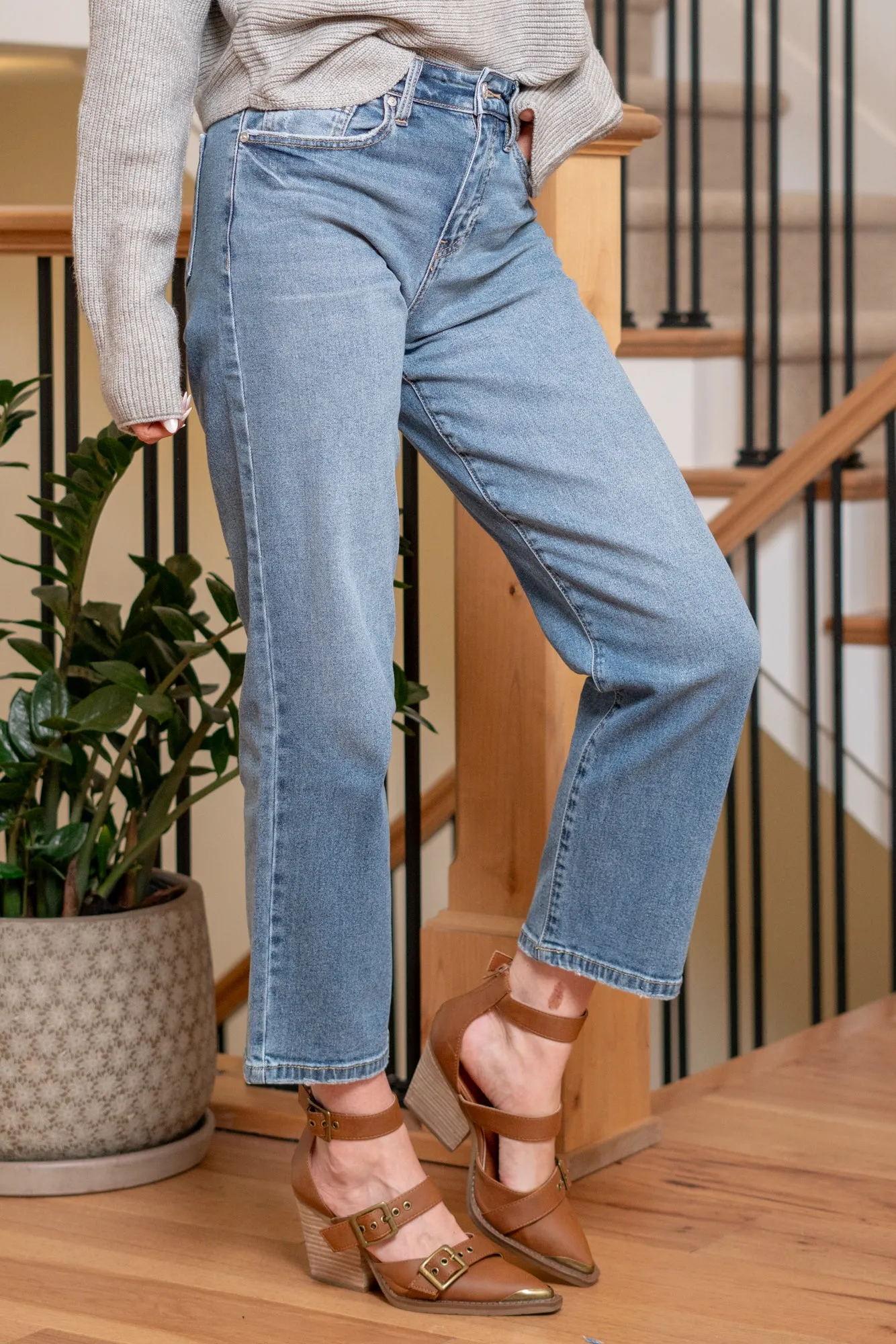 Jordana High Rise True Straight