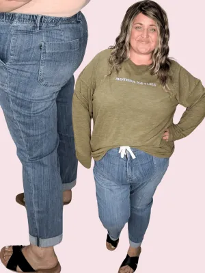 Judy Blue Medium Wash Joggers