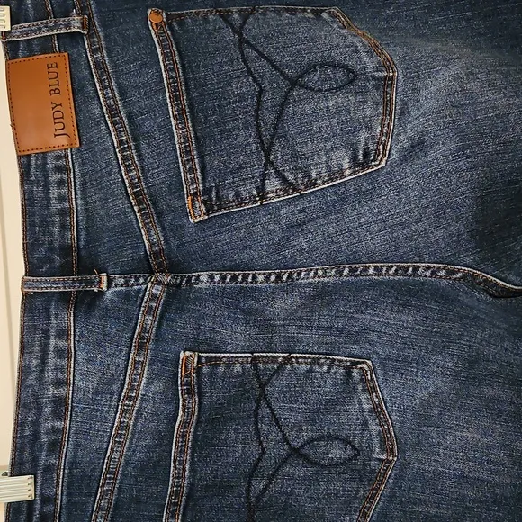 Judy Blue Wide Leg High Waist Cropped Jeans Womans 11/30
