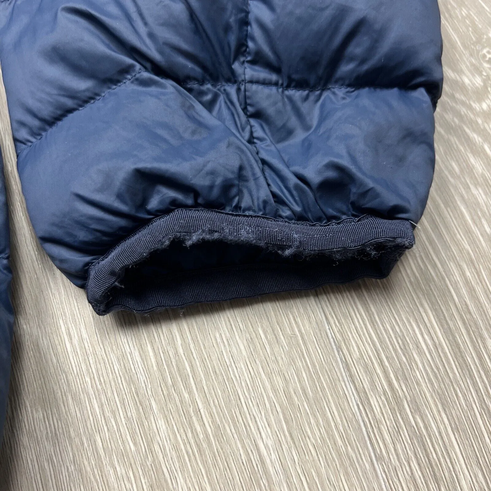 K-Way Mens Blue Drake Puffer Down Jacket Size Large