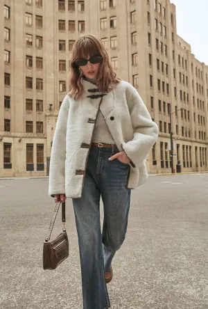 Keisha Reversible Faux Fur & Leather Jacket
