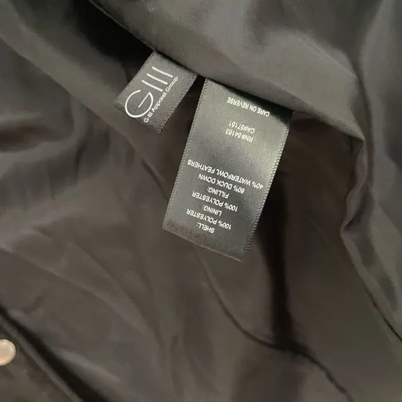 Kenneth Cole Down/Feather Puffer Coat