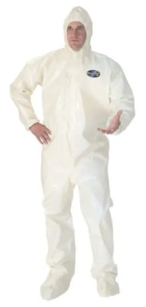 Kimberly-Clark Professional KLEENGUARD A80HZDGRD 3XL  WHT CHEM CVR, 45646