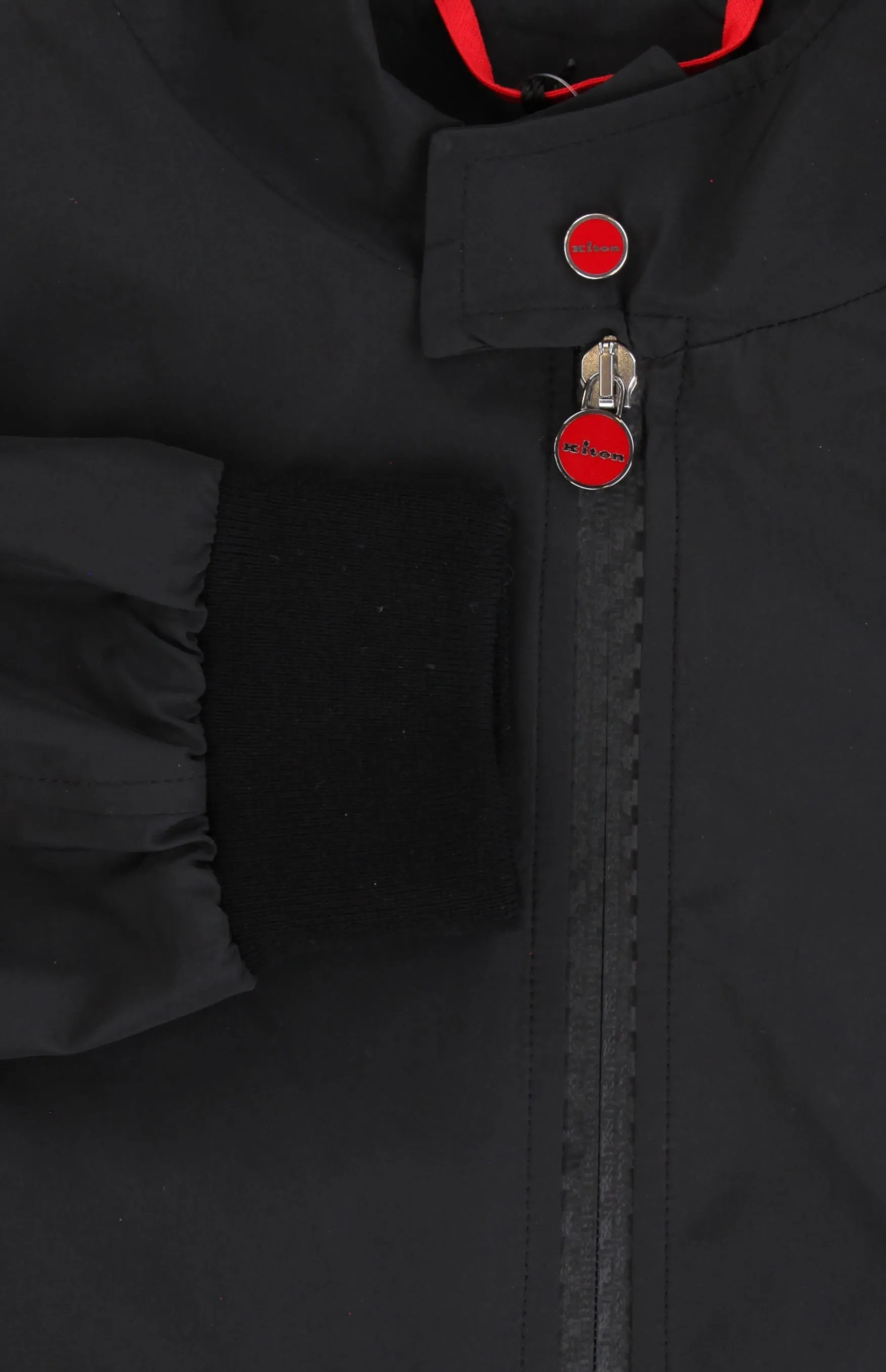 Kiton Black Windbreaker