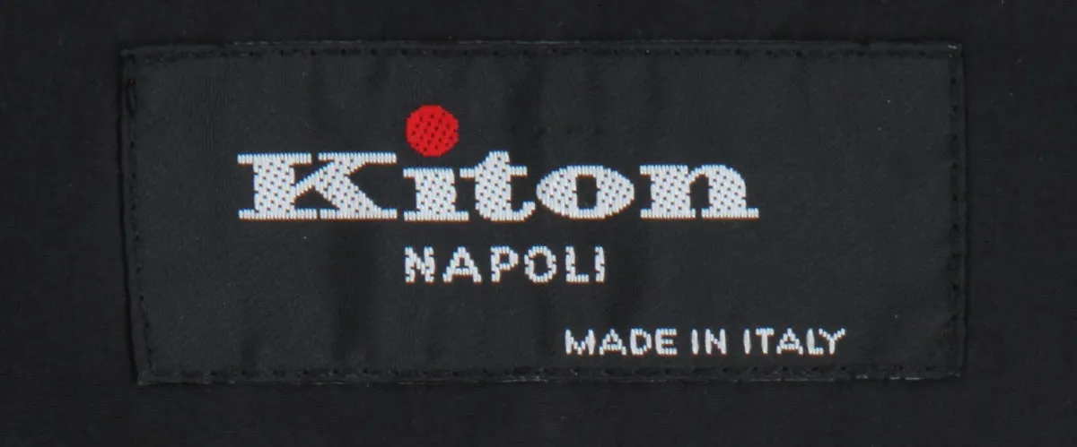 Kiton Black Windbreaker