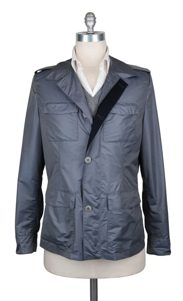 Kiton Gray Windbreaker