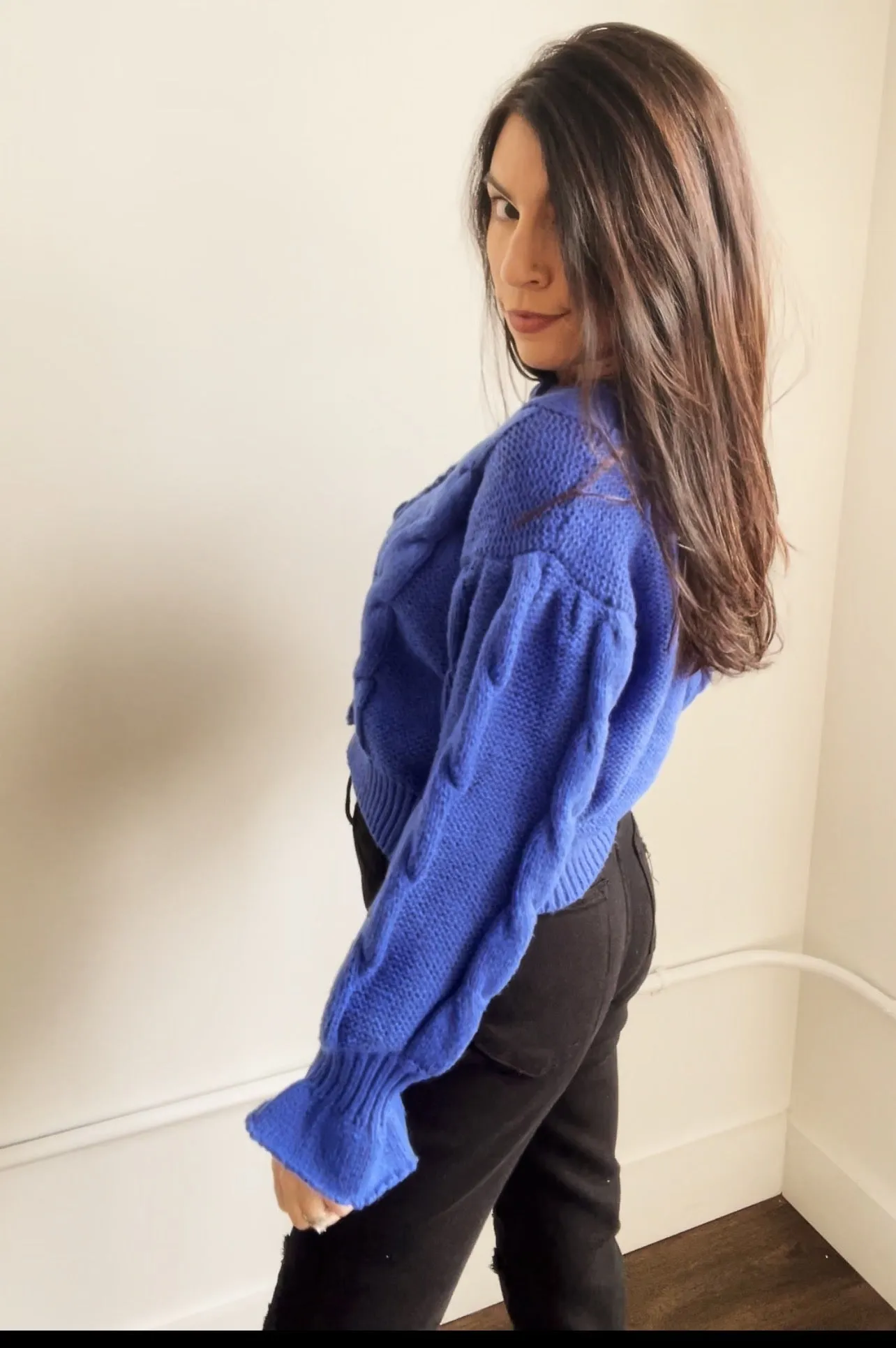 KY Blue Cardigan