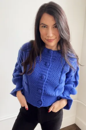 KY Blue Cardigan