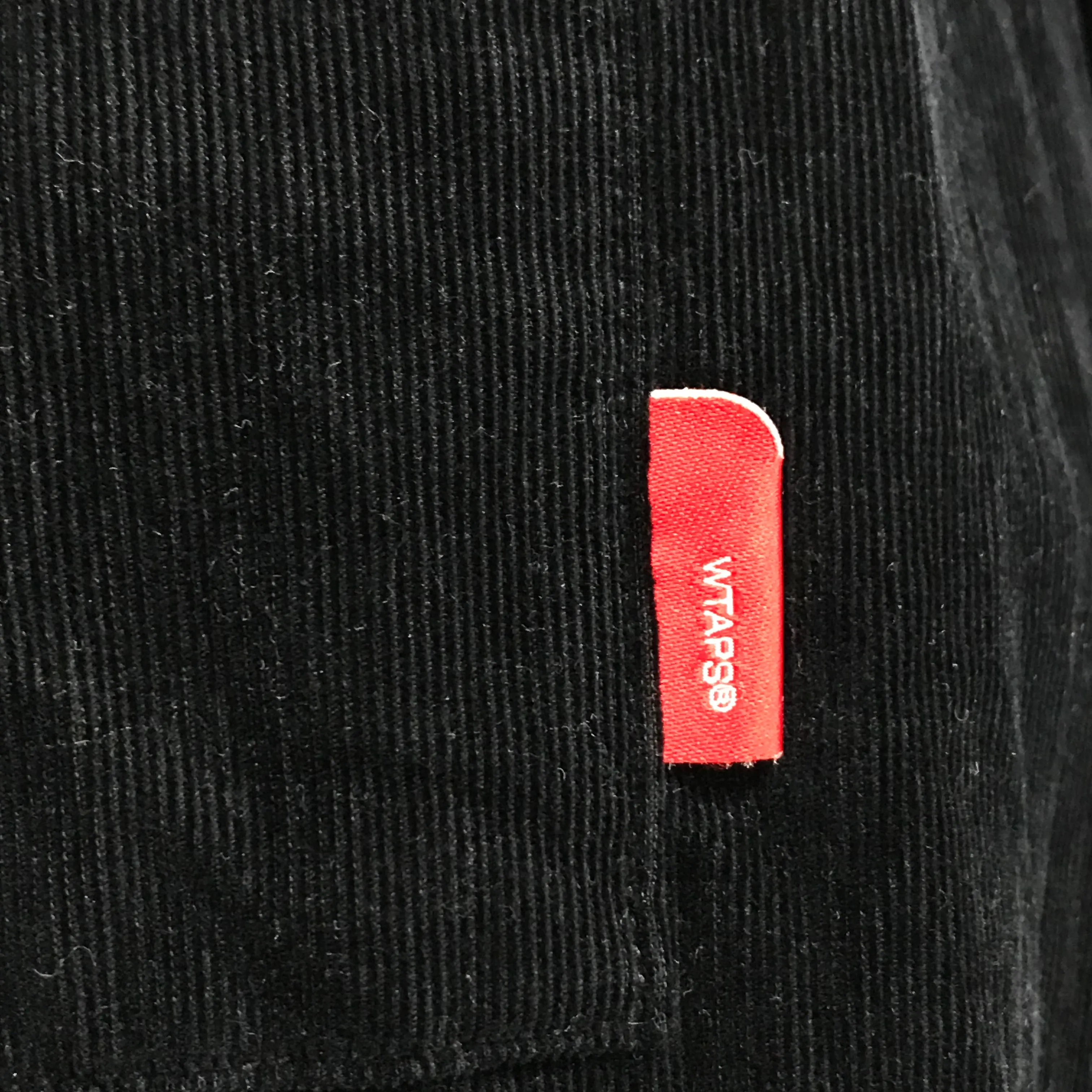[L] WTaps 11AW Deck Corduroy L/S Shirt Navy