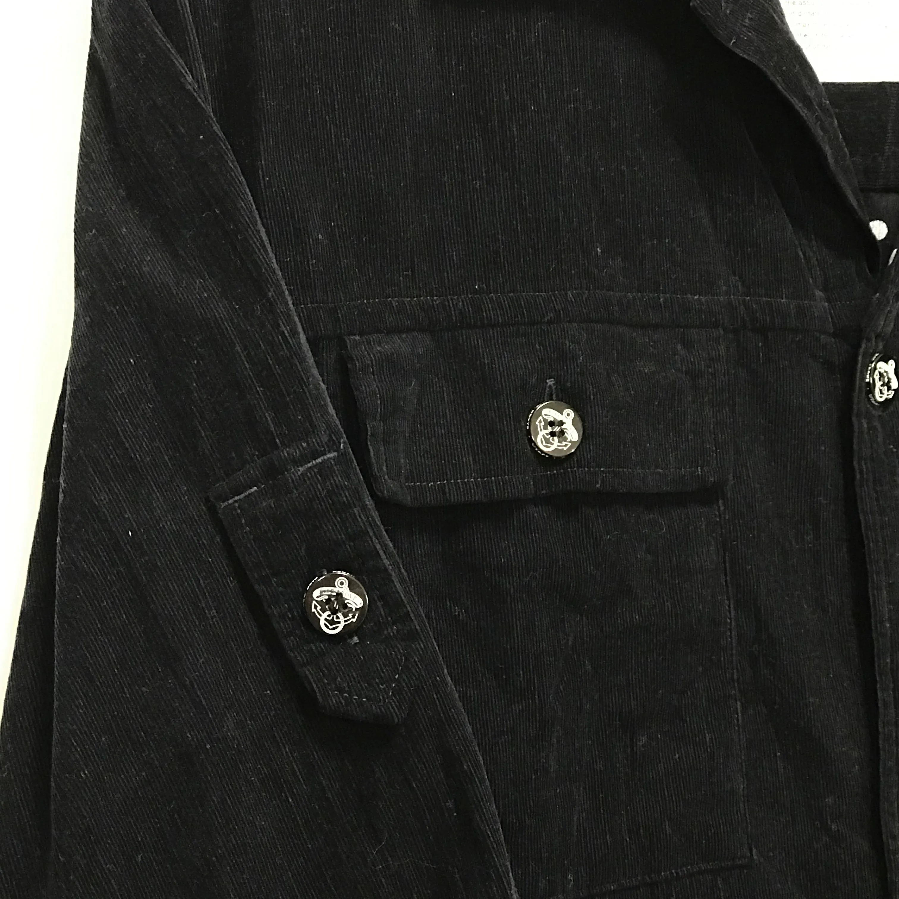 [L] WTaps 11AW Deck Corduroy L/S Shirt Navy