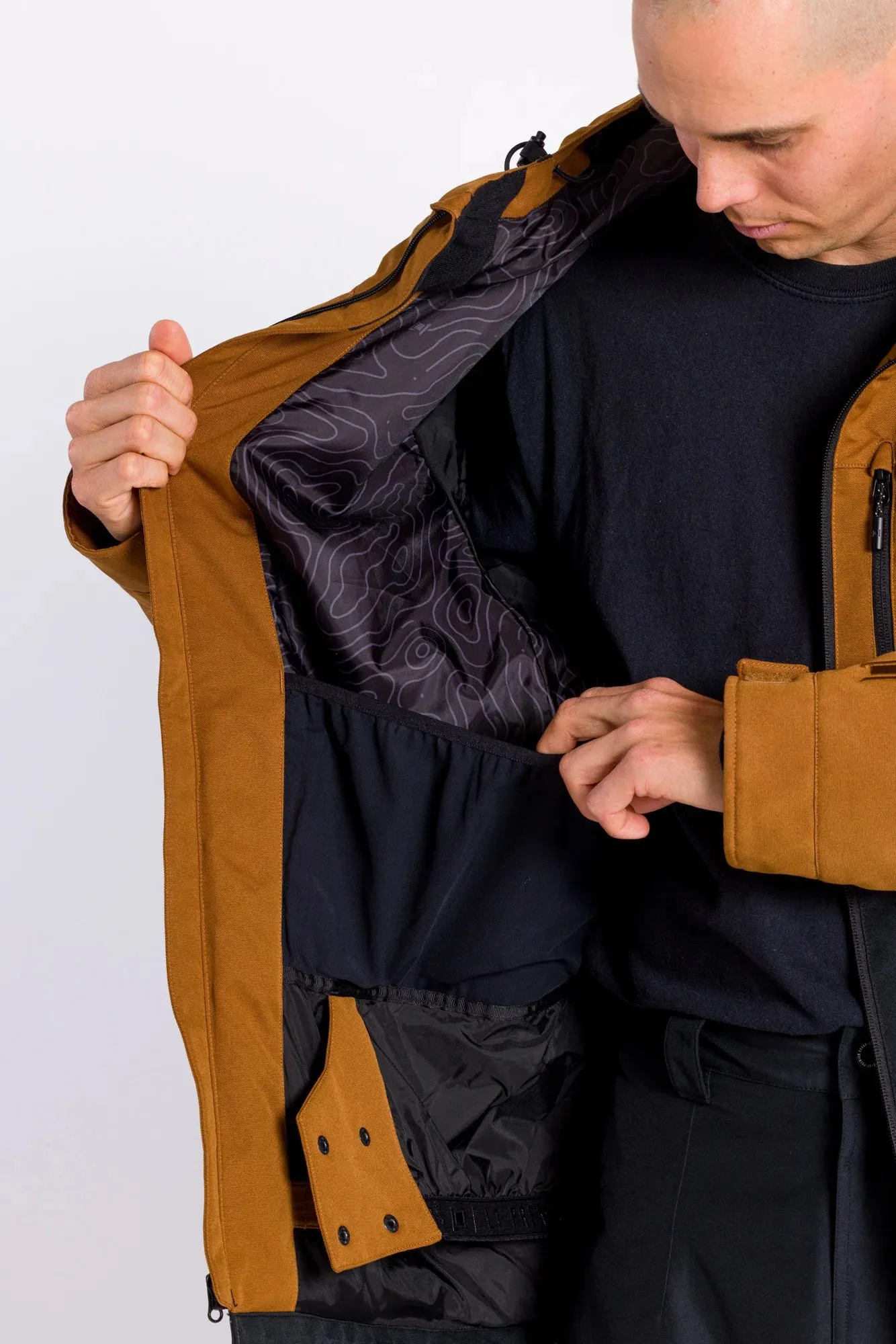 L1 Hasting Mens Jacket Amber / Black