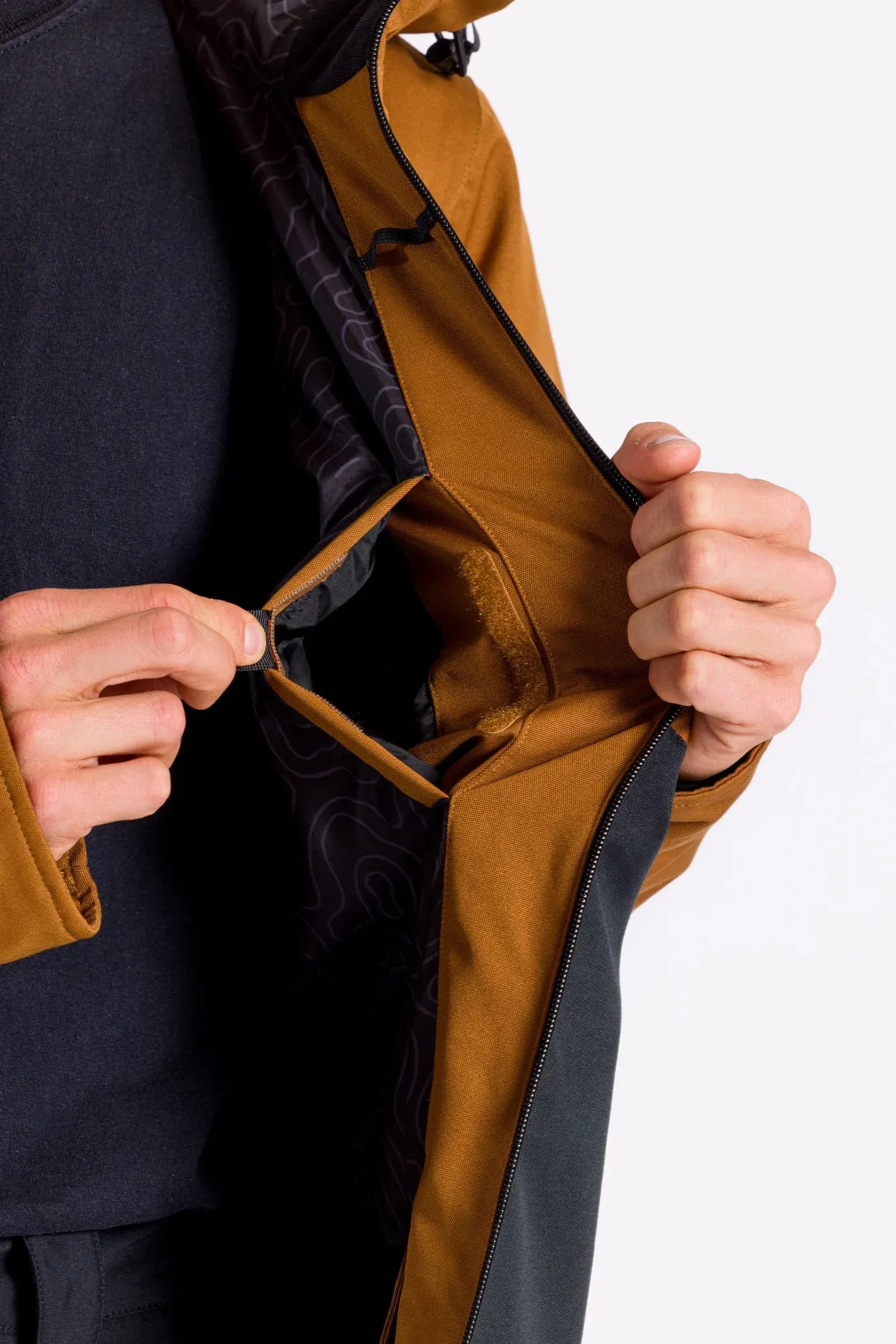 L1 Hasting Mens Jacket Amber / Black
