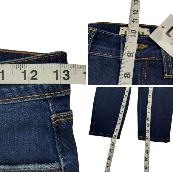 L'agence Margot Skinny High Rise Blue Baltic Jeans