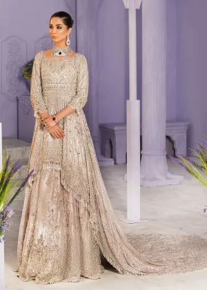 Latest Pakistani Embroidered bridal dress online in pink color # B3470