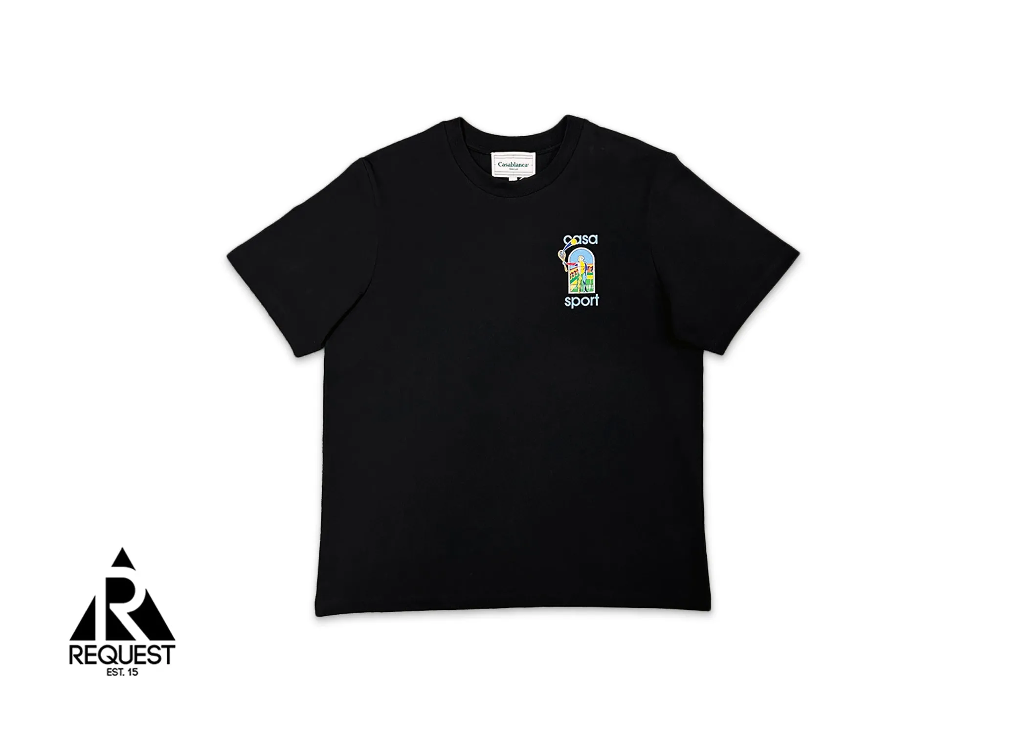 Le Jeu Colore Screen Printed Tee "Black"