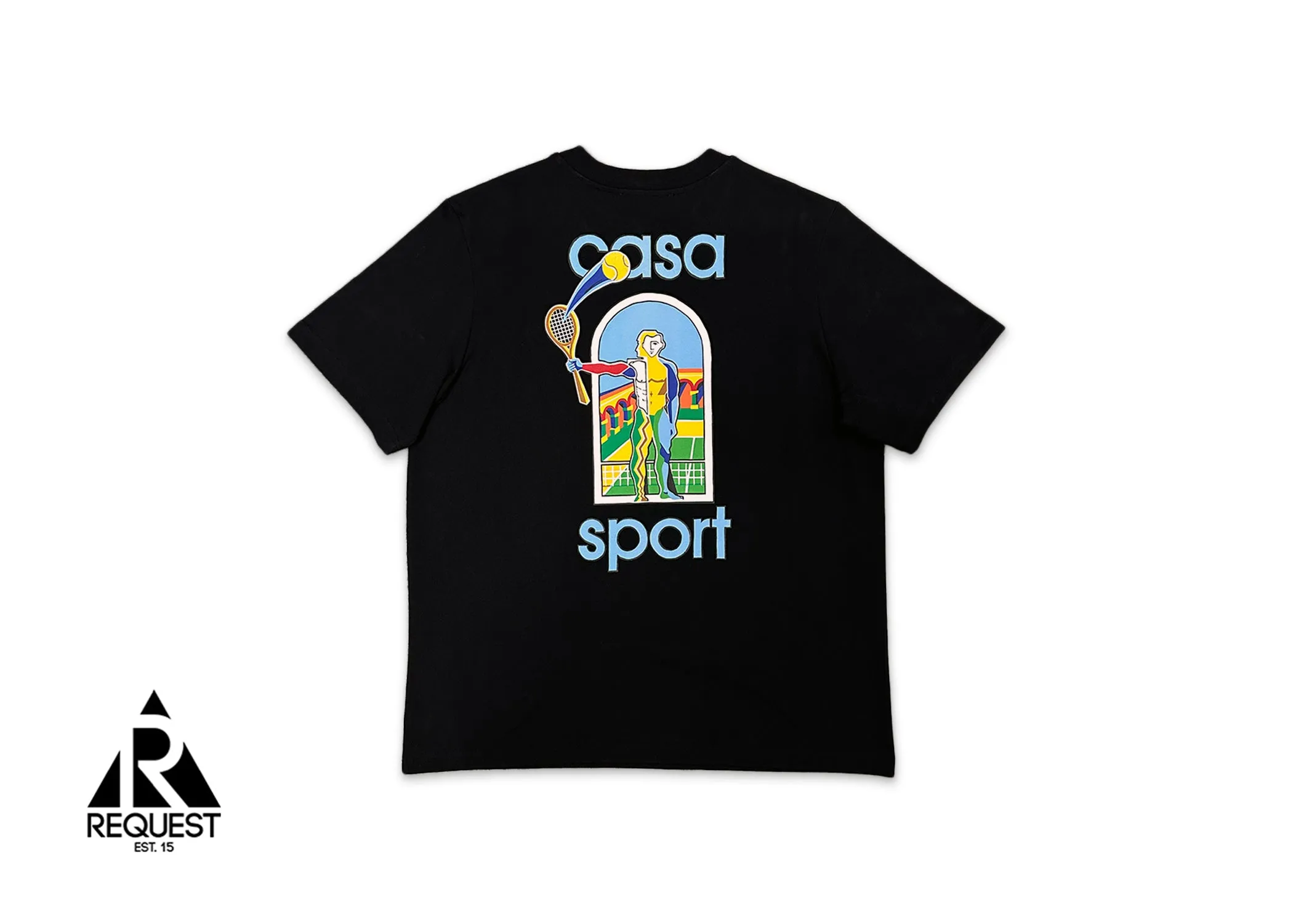 Le Jeu Colore Screen Printed Tee "Black"