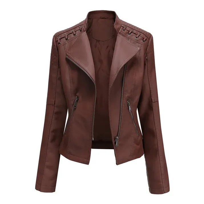 Leather Jacket: Marie - Stylish Design