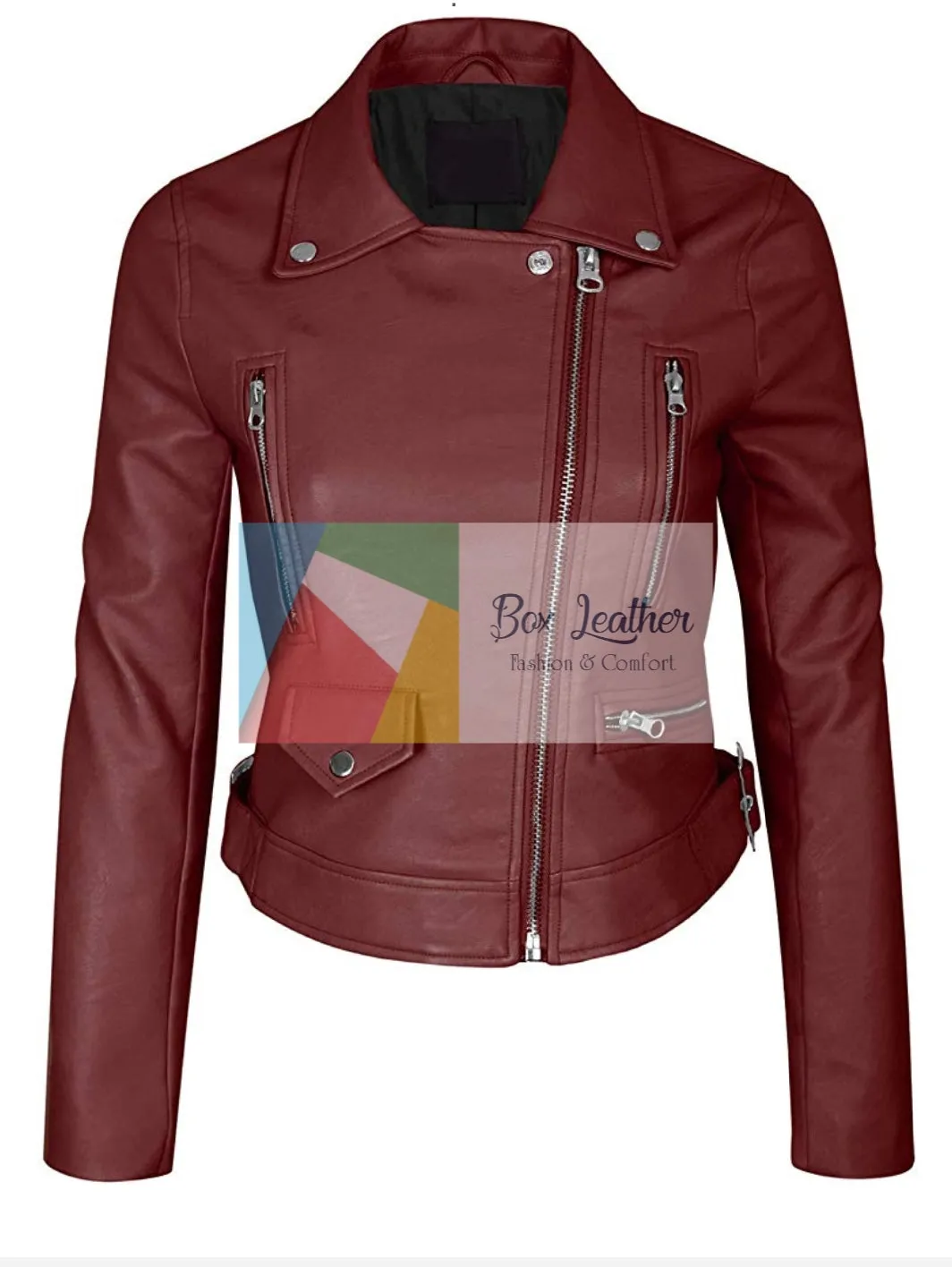 Leather Jacket Women Vintage