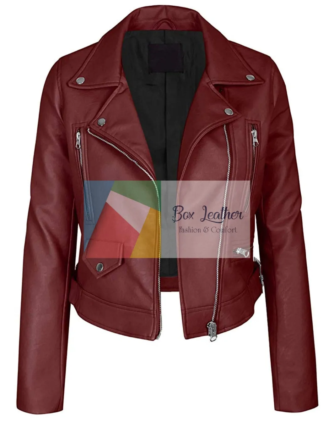 Leather Jacket Women Vintage