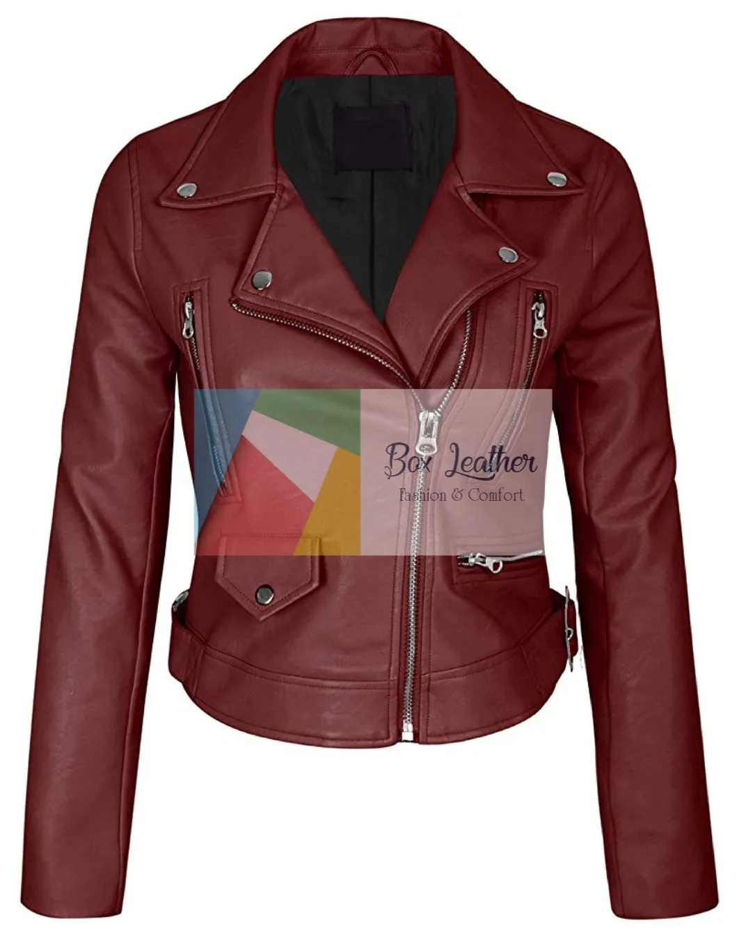 Leather Jacket Women Vintage