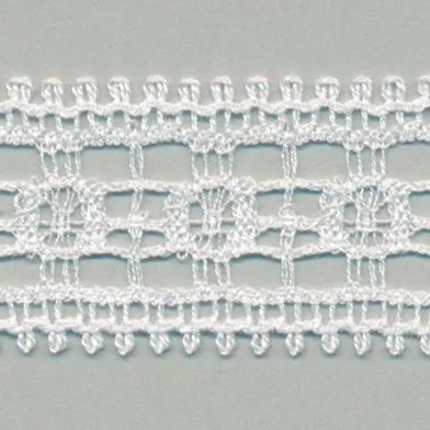 Leavers Trimming Lace #01 White