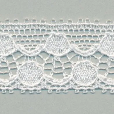 Leavers Trimming Lace #01 White