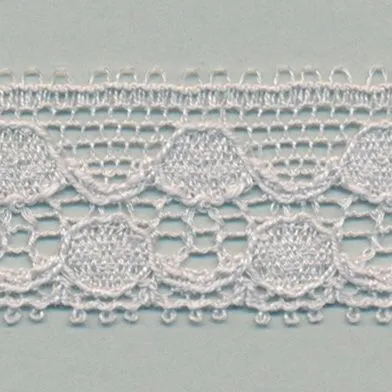 Leavers Trimming Lace #100 Pale Silver