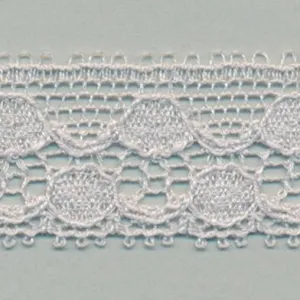 Leavers Trimming Lace #100 Pale Silver