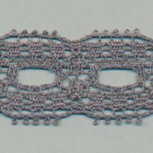 Leavers Trimming Lace #159 Medium Gray