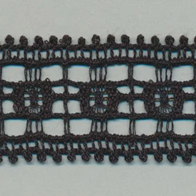 Leavers Trimming Lace #50 Black
