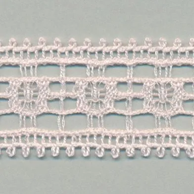 Leavers Trimming Lace #60 Marshmallow Pink