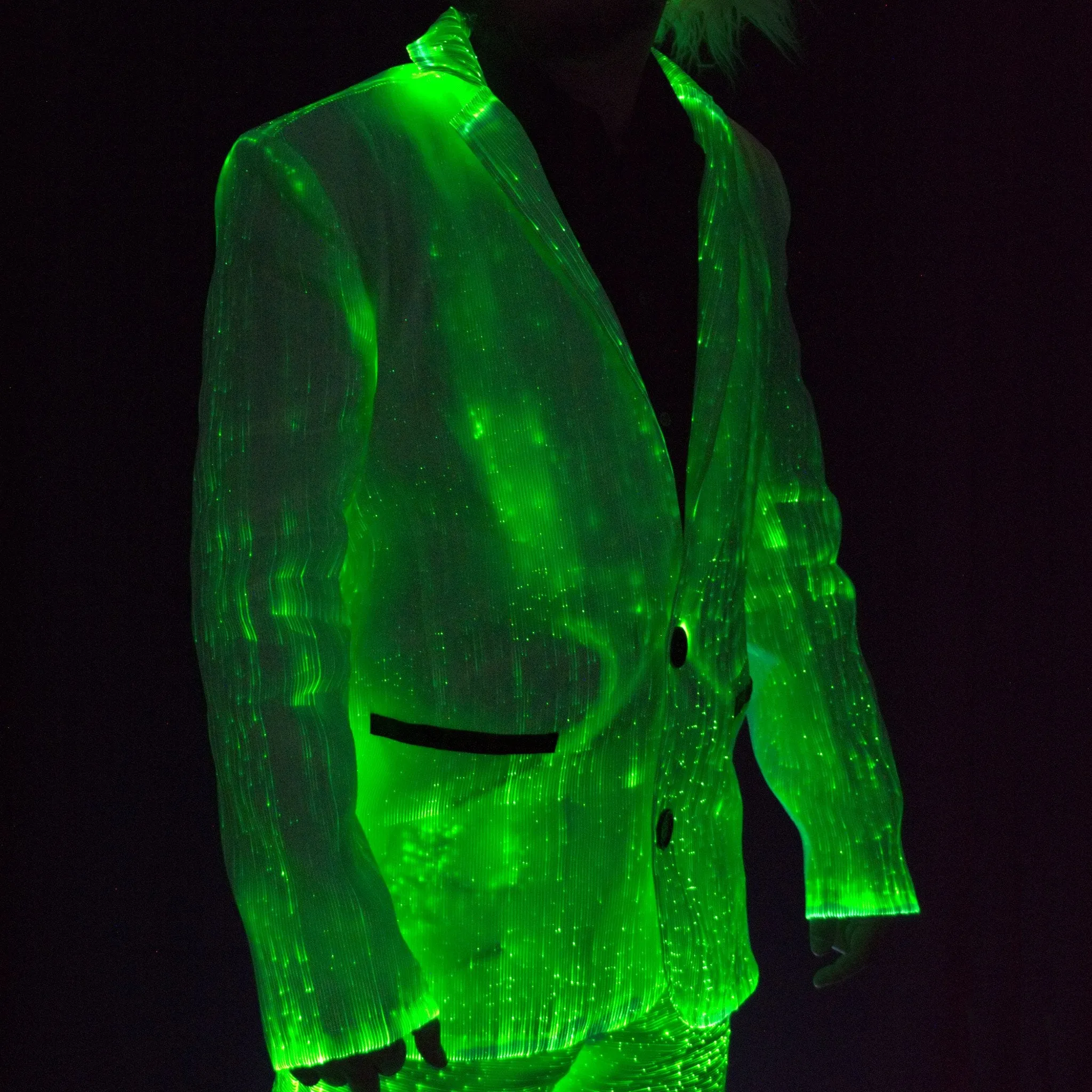 LED Light Up Fiber Optic Jackets