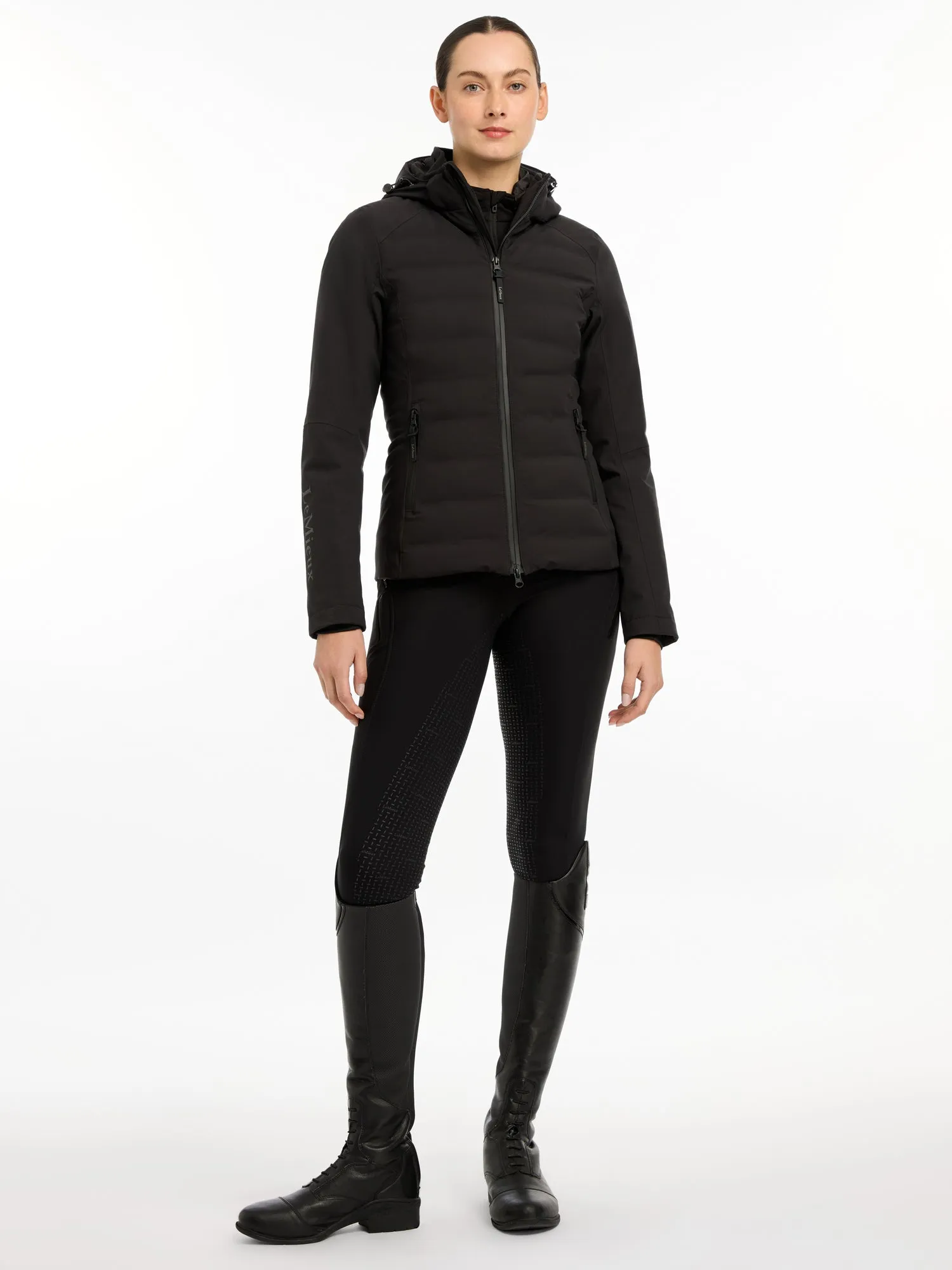 LeMieux Black Brooke Hybrid Waterproof Jacket