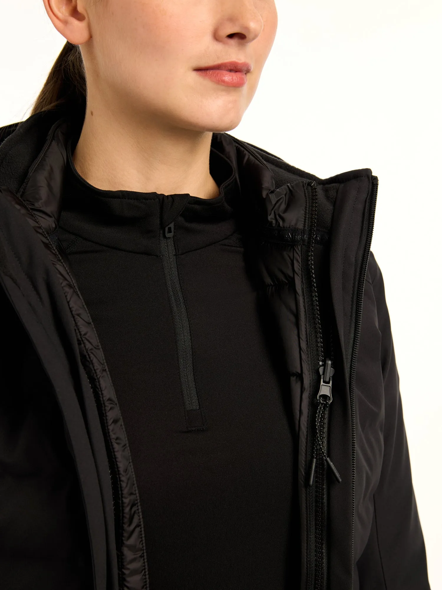 LeMieux Black Brooke Hybrid Waterproof Jacket