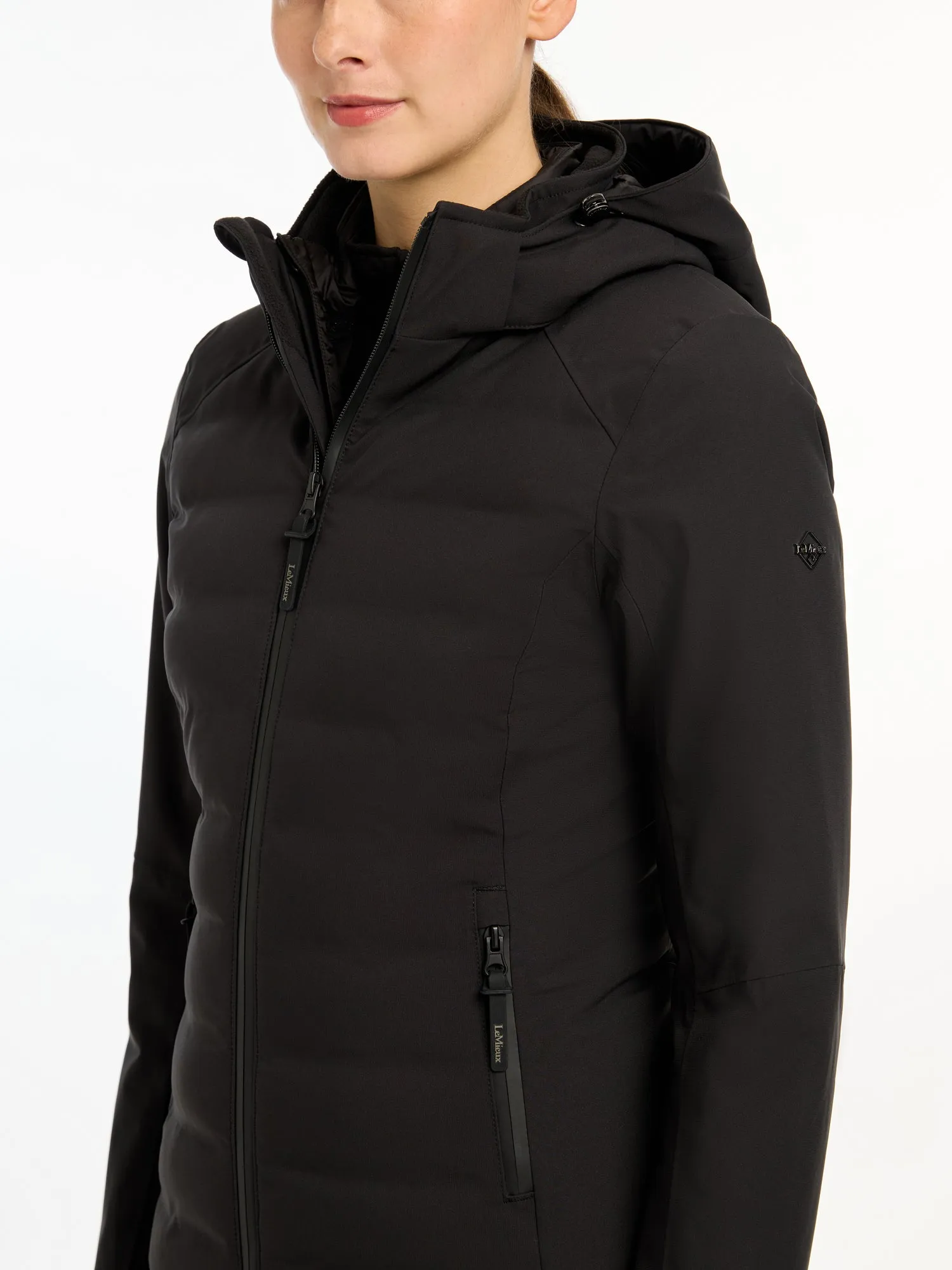 LeMieux Black Brooke Hybrid Waterproof Jacket