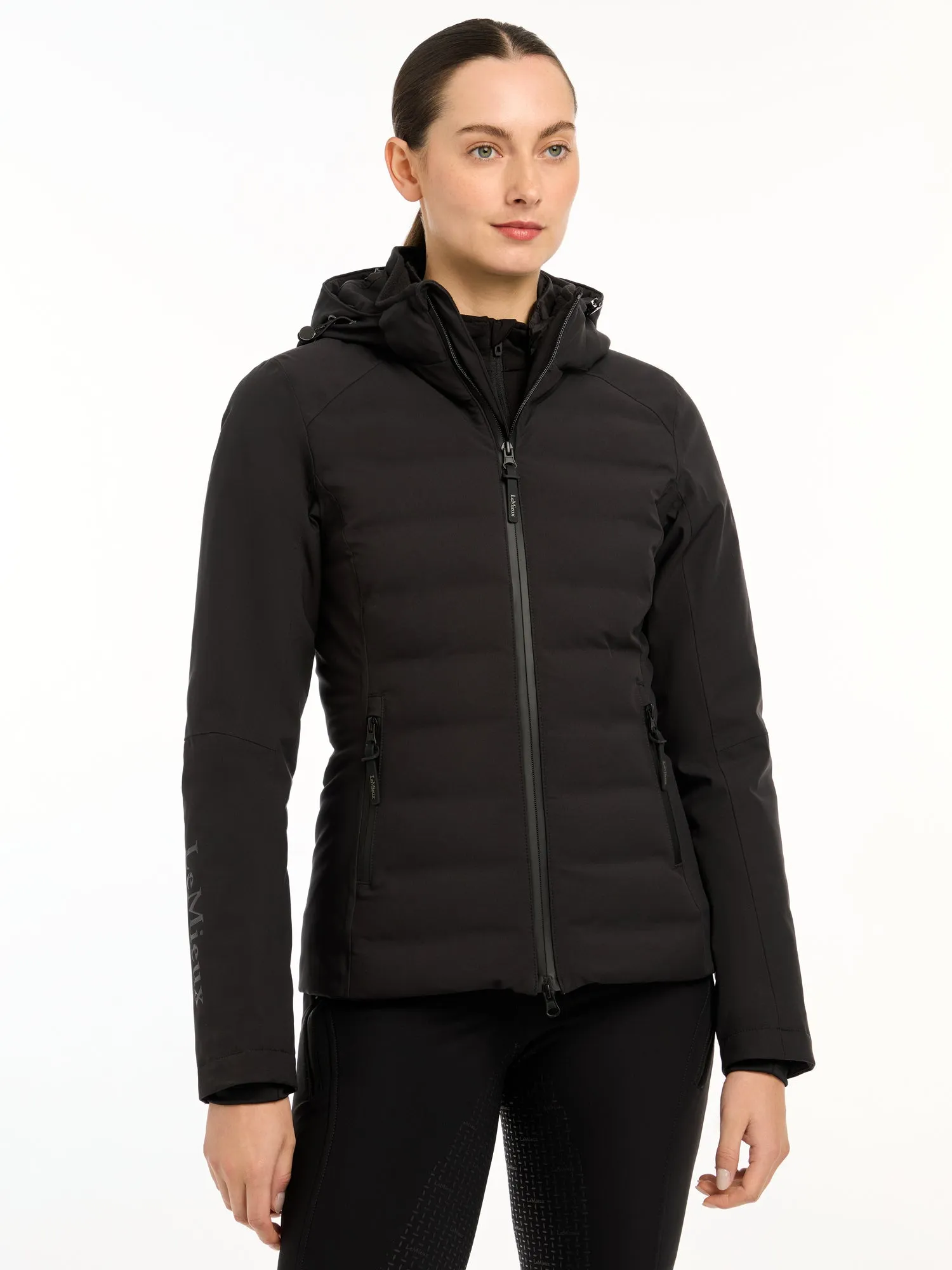 LeMieux Black Brooke Hybrid Waterproof Jacket