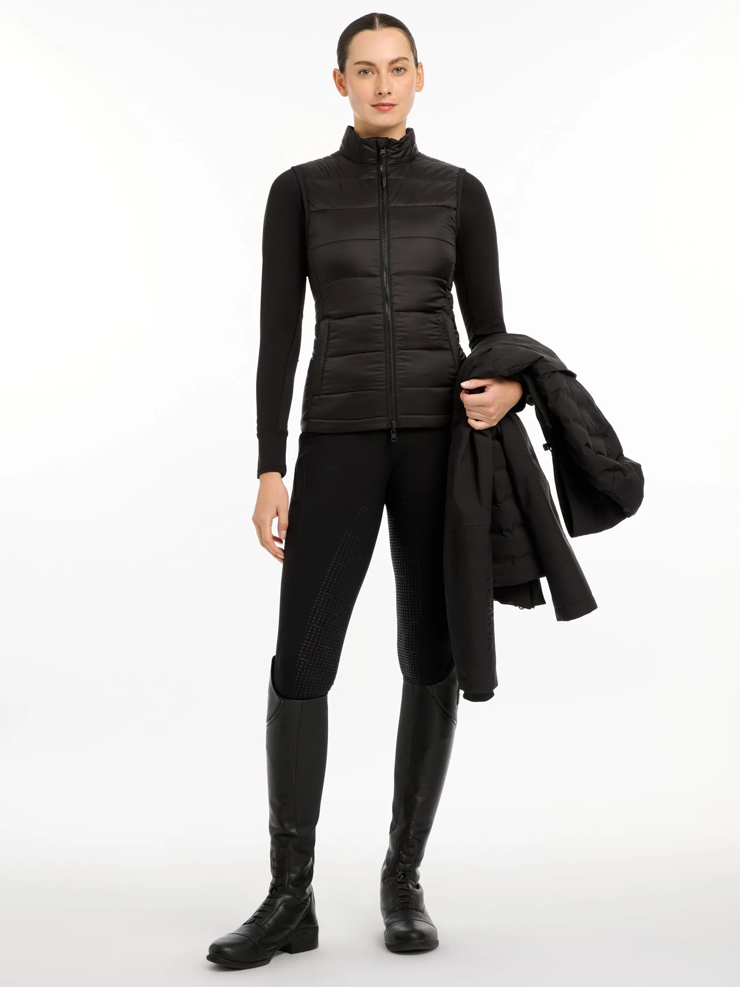 LeMieux Black Brooke Hybrid Waterproof Jacket