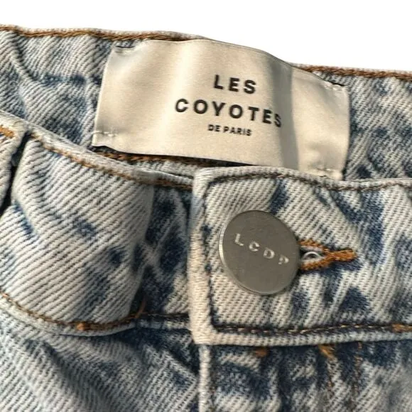 les coyotes de paris light wash straight leg women’s jeans 27 Made in Turkey